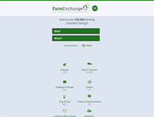 Tablet Screenshot of farmexchange.com